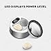 Invisible Earbud Mini Discreet Bluetooth Earpiece Hidden Micro Wireless Headphones World Smallest Stealth Buds Microphone Charge Case Headset Touch Play Active Noise Reduction Cancelling (Off-White)
