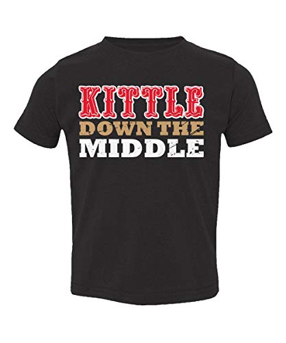 San Francisco Down The Middle Kittle Little Kids Girls Boys Toddler T-Shirt