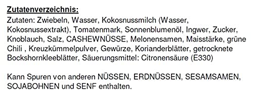 TRULY INDIAN Butter Chicken Sauce – Mild-würzige Fertigsauce für schnelle Gerichte mit natürlichen Zutaten – Authentisch indisch kochen – Vegan & glutenfrei – 6 x 285 g