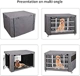 chengsan Abdeckung für Hundeboxen, für Drahtkäfige, für den Innen- und Außenbereich, langlebig und winddicht