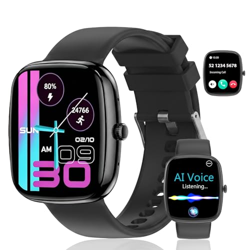 La mejor comparación de redlemon smartwatch los más recomendados. 48 2one Relogio Inteligente para Hombre, Smartwatch Presión Arterial con Llamada Bluetooth Impermeable IP67, 1.83' Pantalla HD, Frecuencia Cardíaca Oxígeno y Presión, iOS y...