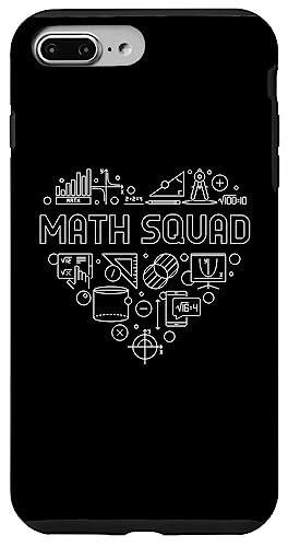 Math Squad Heart Back To School ���w�搶 �X�}�z�P�[�X iPhone 7 Plus/8 Plus �p