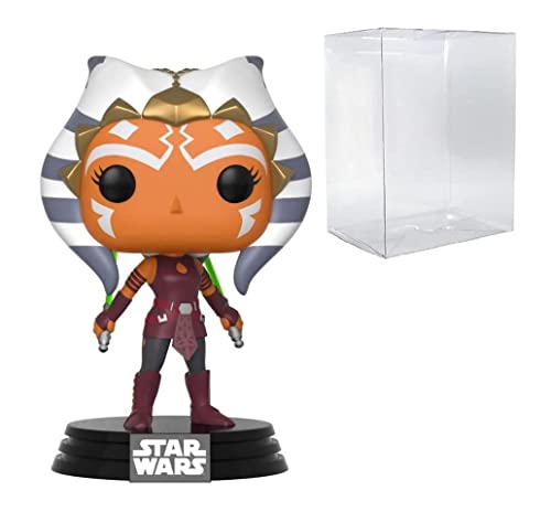 Funko Pop! Star Wars: Clone Wars - Ahsoka Tano Vinyl Figure (Bundled with Pop Box Protector Case)