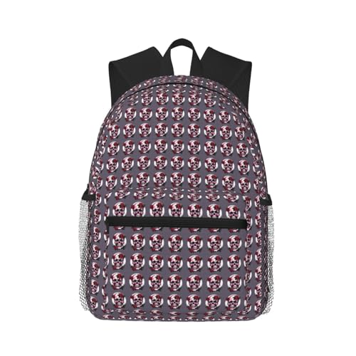 Sac à dos tête de mort rose contre la fatigue des épaules en voyage