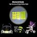 HIQE-FL 42Pcs Cinta Reflectante Adhesiva Camion,Cintas Reflectantes para Moto,Pegatinas Reflectantes Kit,Pegatina Reflectante...