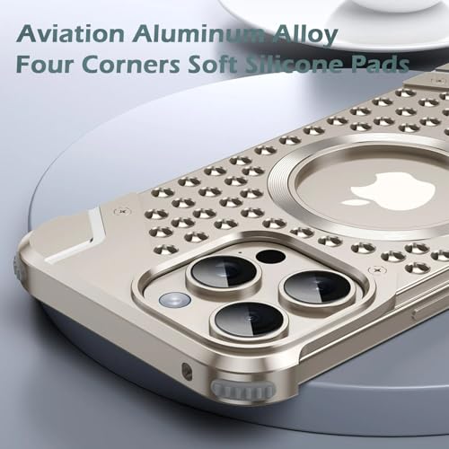 Coque alliage aluminium iPhone 16 Pro magnétique ultra légère