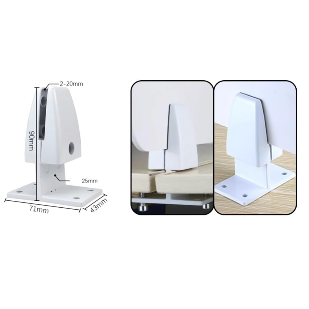 Divisorio per scrivania, divisori autoportanti, divisori fonoassorbenti per Ufficio e Smart Working (Verde, 50x30 cm)