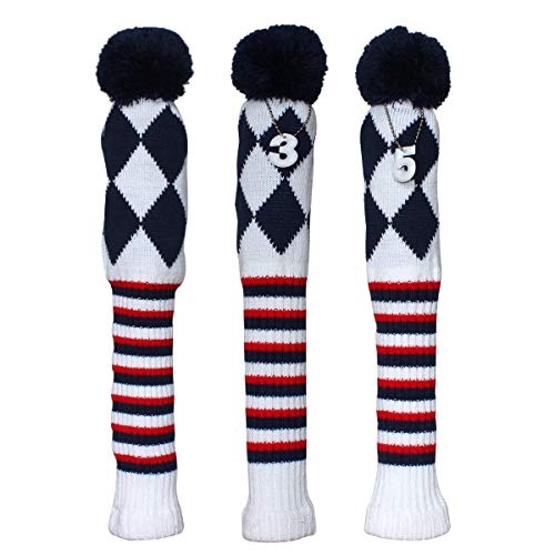 Craftsman Golf 3pcs Blue White Grid Stripe...