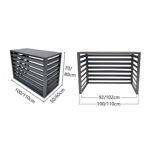 Recinto para Bote de Basura con Lamas de Aluminio Todo Tipo de Clima 7