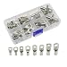 Produktbild 60 Stück Bolzenloch verzinnte Kupferklemmen Set-Wire-Klemmen Stecker Kabelschuhe Batterie-SC-Klemmen Blick in den Mund