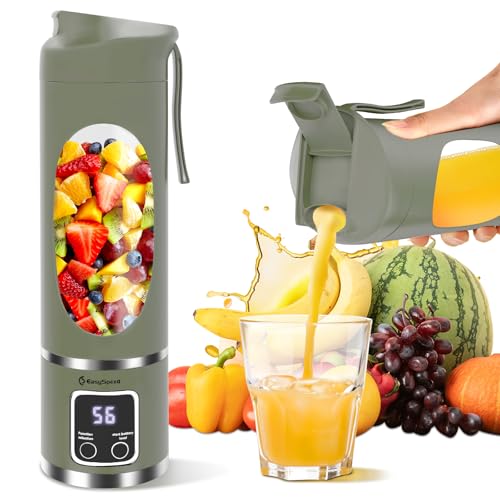 Portable Blender Personal Electric USB, 500ML Portable juicer Shakes and