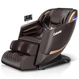 Culanta Massage Chair Full Body, Zero Gravity SL-Track Shiatsu Massage Recliner Chair with Body Scan, Airbags, Foot Rollers, Deep Yoga Stretch, Heating (U1-Brown)