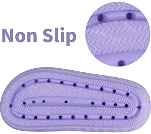 Image of BenSorts Pillow Sandals for Women Men Thick Sole Adjustable Buckles EVA