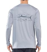 NORTHYARD Men's UPF 50+ Sun Protection Shirts Long Sleeve Swim Beach Rash Guard UV Lightweight Qu...
