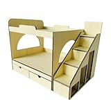 [Multiuso] I mobili da camera da letto in miniatura sono adatti per costruire scenari con tavoli di sabbia, plastici di treni, modelli architettonici, giardini delle fate, Per micro paesaggio, modelli di scene fai da te, ecc