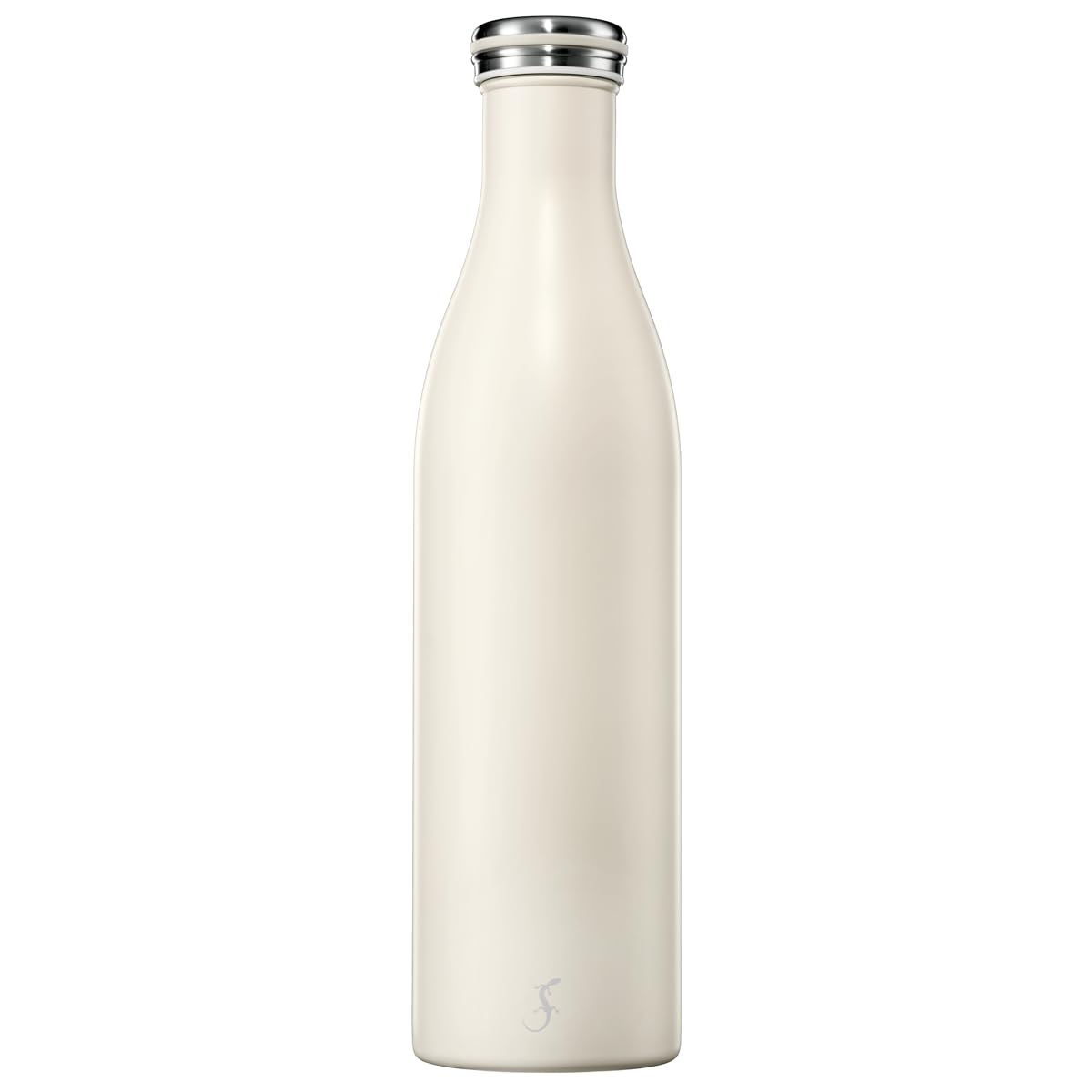 Lurch Insulated Flask for Hot and Cold Drinks Made of Double-Walled Stainless Steel 1 Litre Ivory Cream White