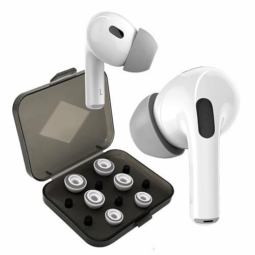 STATIK CloudBuds Earbud Tips, Replacement Earbud Tips for Ear Tips Pro 1st & 2nd Gen, Memory Foam Earbud Tips with Cloudfoam, 3 Ear Bud Tips Replacement Sizes, Large, Medium & Extra Small Earbud Tips