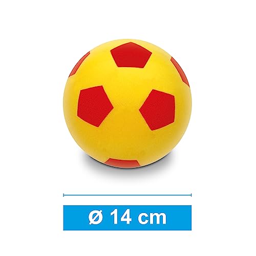 Mondo Toys - SOFT BALL 140 - Pelota esponja diámetro 14 cm - 1 pelota en esponja suave - colores variados - 07851 - imagen 6