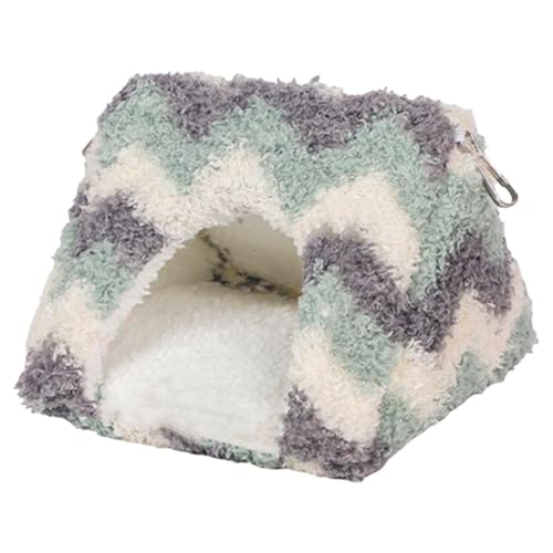 Fenteer de Pássaro Almofada de Flanela Tenda para Pássaros Cama de Dormir Grossa Lavável Cabana para