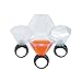 Plastic Wedding Ring Shot Glass Party Favors - 12 Pieces