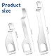 3 Stück Heckklappenaufsteller, 10/15/20 cm Edelstahl Auto Heckklappen Aufsteller Zubehör für VW T4 T5 T6 Multivan California Camping Bus