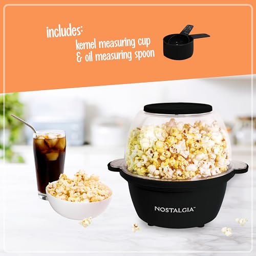 image for Nostalgia 2-Quart Stirring Popcorn Popper - Quick-Heat Technology - Ma