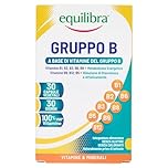 Equilibra Integratori Alimentari, Gruppo B, Integratore di Vitamine del Gruppo B per la Riduzione di Stanchezza e Affaticamento e per il Normale Metabolismo Energetico, 30 Capsule