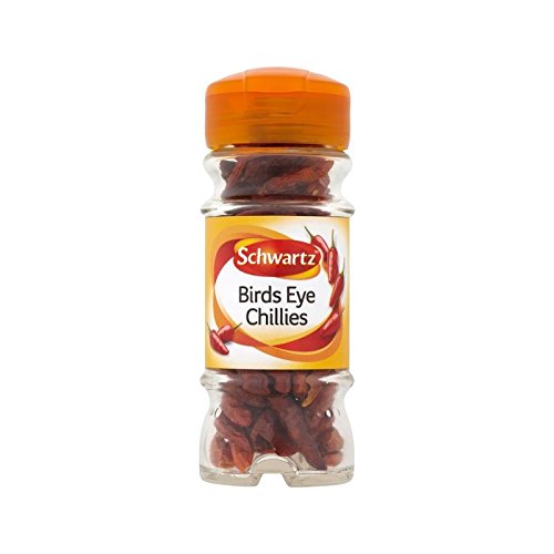 ���̖ړ��h�q�̕r11G�� (Schwartz) (x 6) - Schwartz Birds Eye Chilli Jar 11g (Pack of 6)