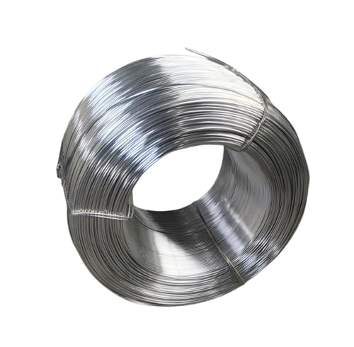 Alambre de aluminio industrial de 2.5mm y 1M para cableado y artesanía