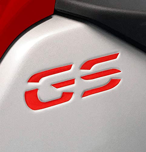 Lot de 2 autocollants GS résine 3D pour BMW R 1200-1250 GS ADV 2014-2018 AD-GSADV2 (RED) Cover