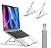 Produktbild UCSUOKU Laptop Stand, Portable Aluminum Tablet Stand Riser, Adjustable Ergonomic Foldable Desktop Holder Compatible Notebook Stand with MacBook,iPad, HP, Dell, More 10-15.6 Laptops