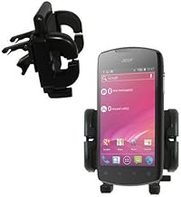 Gomadic Air Vent Clip Based Cradle Holder Car/Auto Mount Suitable for The Acer Liquid Glow