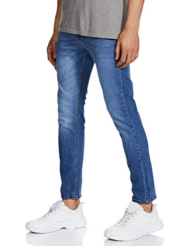 Image of Max Men's Stonewashed Slim Fit Jeans