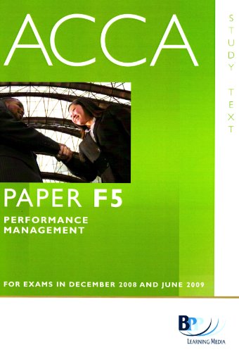 ACCA - F5 Performance Management: Study Text view 2