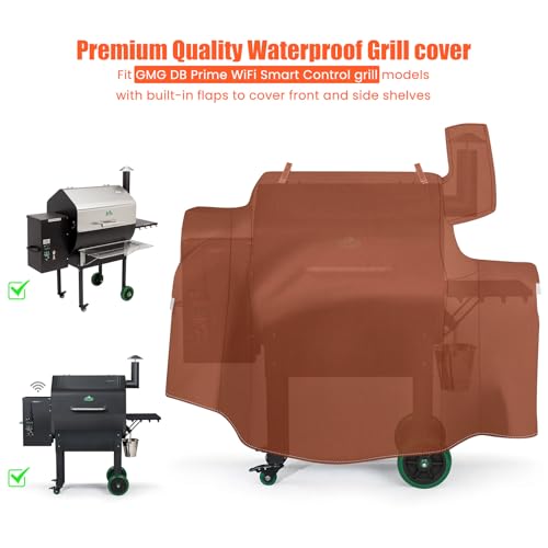Image of QuliMetal Grill Cover for Green Mountain Daniel Boone Prime WiFi Grills