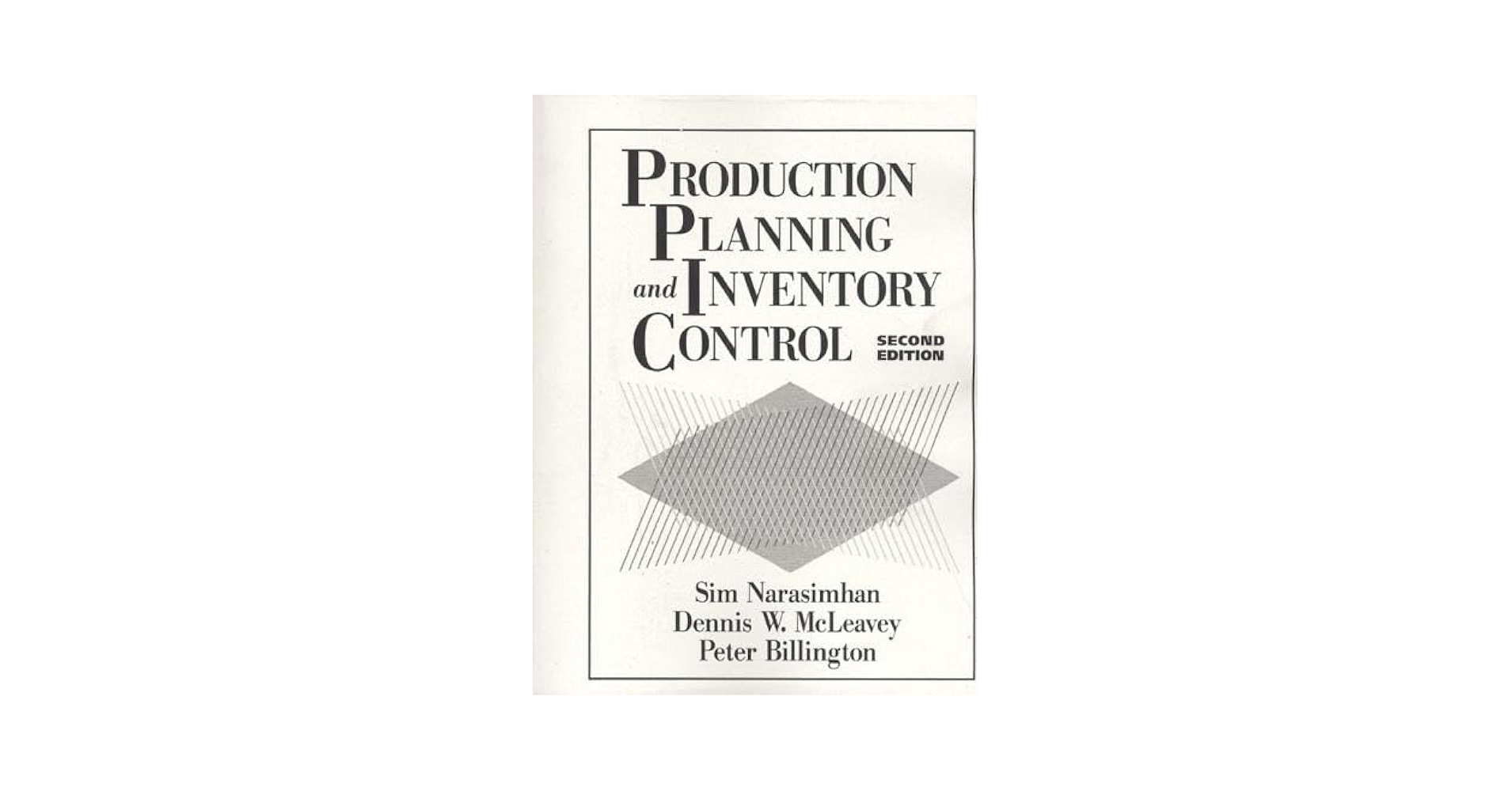 Production Planning and Inventory Control: Narasimhan