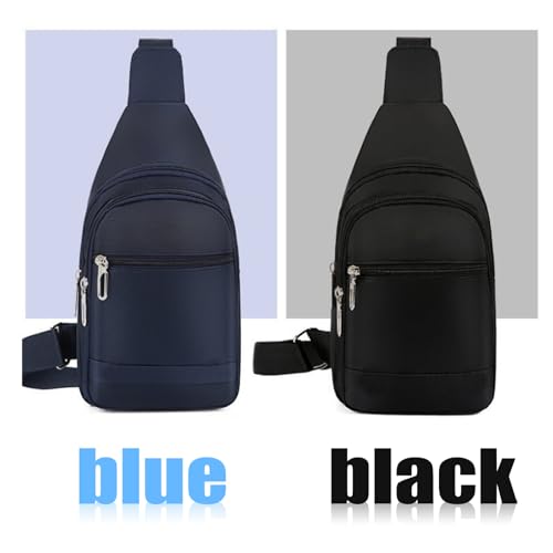 Pack de 10 bolsos tipo sling unisex para hiking azul miniatura 4