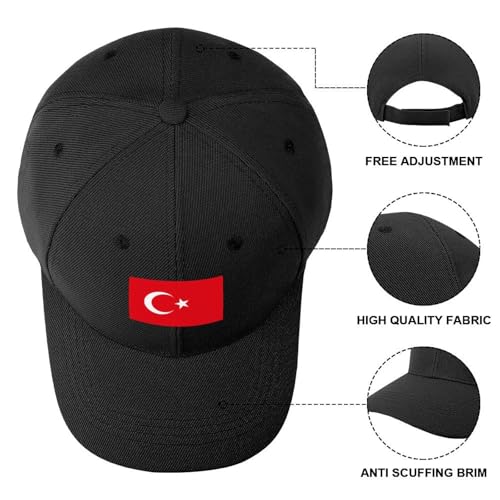 Türkiye Flag Children Baseball Cap Adjustable Snapback Trucker Hats Boys Girls Sports Outdoor Travel hat4