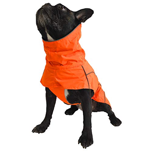 Croci Hiking Hundemantel, wasserdicht, Makalu, temperaturregulierendes Futter, Orange, 35 cm