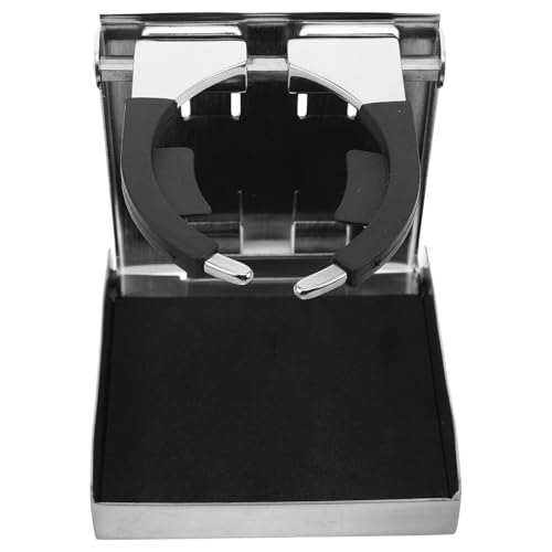 Porte-gobelet pliable en acier inoxydable réglable pour bouteille de bateau