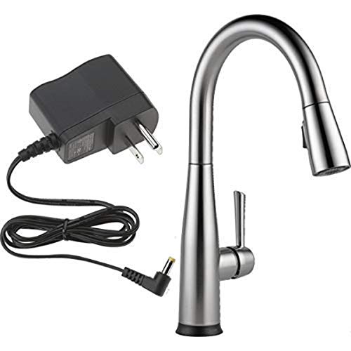 Delta Faucet EP73954 Power Supply for Gen 3 Solenoid AND Essa Single-Handle Touch Kitchen Sink Faucet with Pull Down Sprayer, Touch2O Technology and Magnetic Docking Spray Head, Arctic Stainless