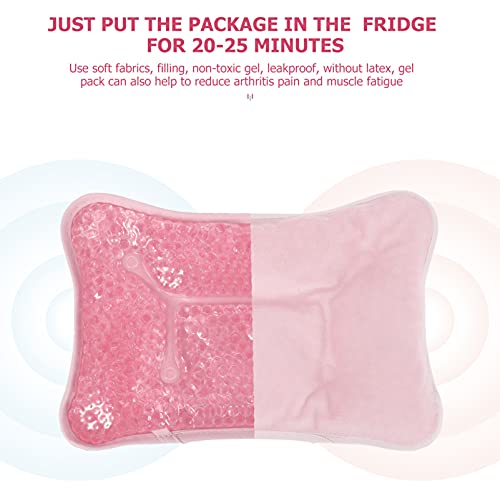 Healifty Almofada reutilizável de gel de toque macio, pacote flexível para dor de gelo; embalagem de