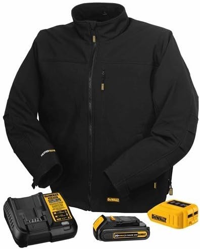 DEWALT DCHJ060C1-3XL 20V/12V MAX Black Heated Jacket Kit, 3X-Large