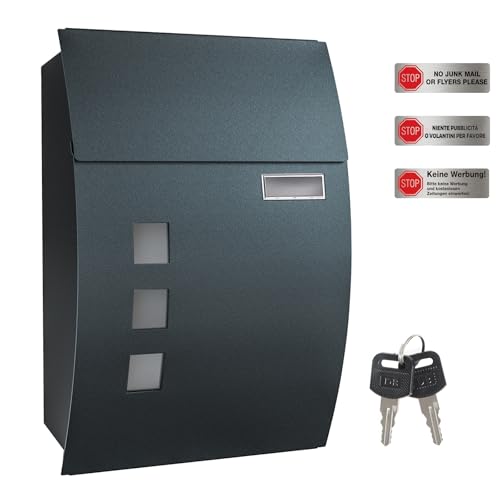 SONGMICS Wall Mounted Post Box GMB030G02