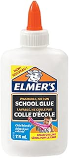Elmer's White PVA Glue | 118 mL | Washable and Kid Friendly | Great for Making Slime and Crafting