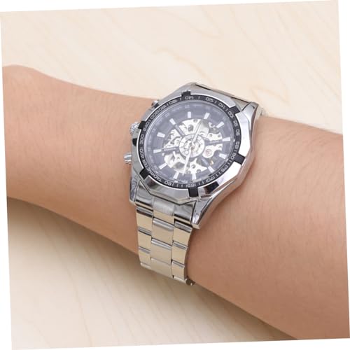 Montre automatique mécanique étanche acier inoxydable