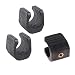 ThtRht 3 Pack Flashlight Holder with 1/4 inch Thread Screw Mount U Shaped Clip Bracket for Flash Light Lamp Torch Tripod Clamp Stand Monopod M6 Nut Interface Bike Night Fishing