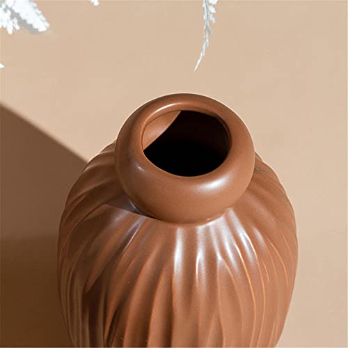 Vaas, moderne kunst vazen, kantoor desktop decor ornament vaas, woonkamer plant container bloem voor vrienden Kerstmis, bruiloft - Afbeelding 7