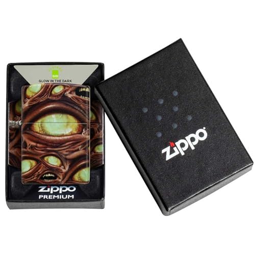Encendedor Zippo Zombie Eye Glow in The Dark miniatura 5