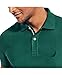 Nautica Mens Classic Short Sleeve Solid Polo Shirt, Tidal Green, Large US